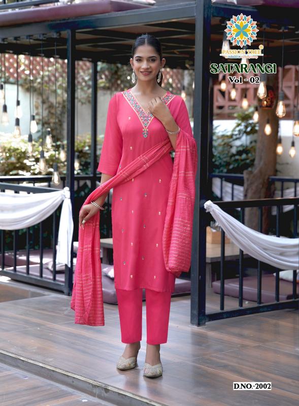 Passion tree satarangi vol-2 branded kurti wholesaler in kolkata